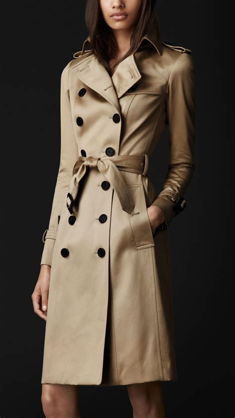 burberry sateen trench coat|Burberry trench coat original.